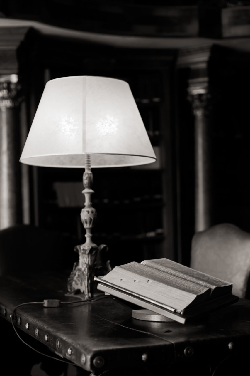 schloss leopoldskron Bibliothek-hochzeitsportraits indoor-Regenlocation Salzburg Hochzeitsbilder