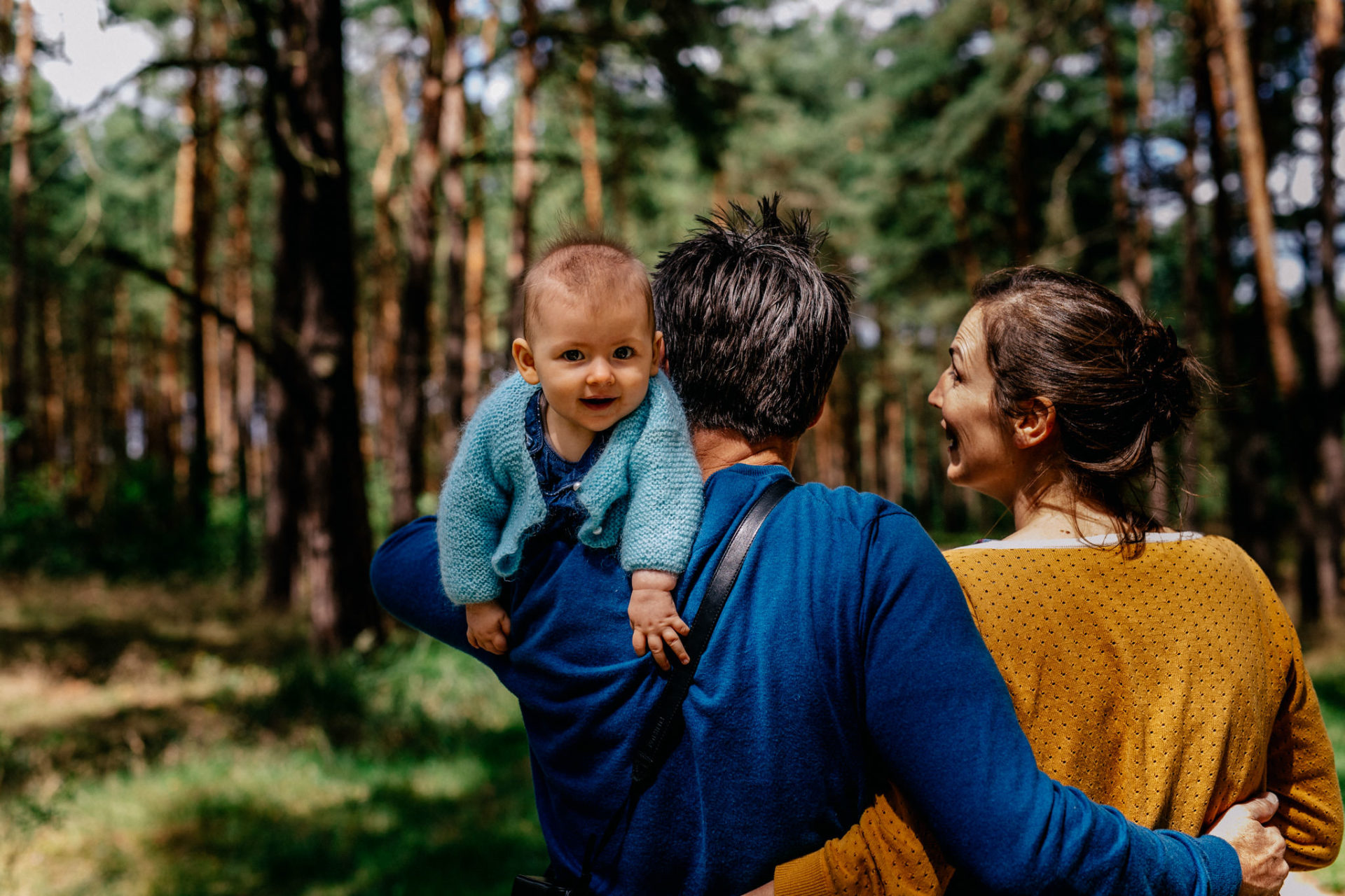 Familie Fotografie ungestellt natürlich Babybilder