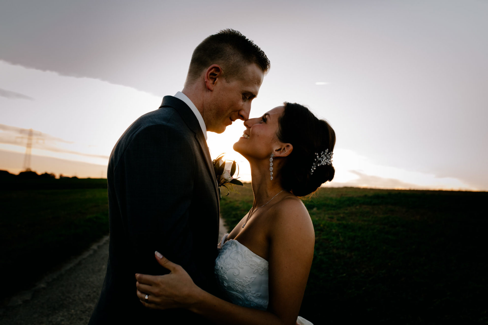 Hochzeitsfotograf Stuttgart Ludwigsburg Weingut Adelmann Rosengarten Hochzeit im Herbst Portrait