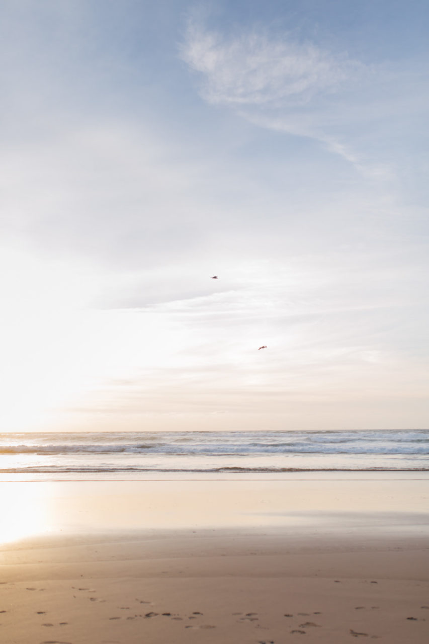 Portrait verliebtes Paar Strand Fotograf Stuttgart Sonnenuntergang Meer Blaue Stunde