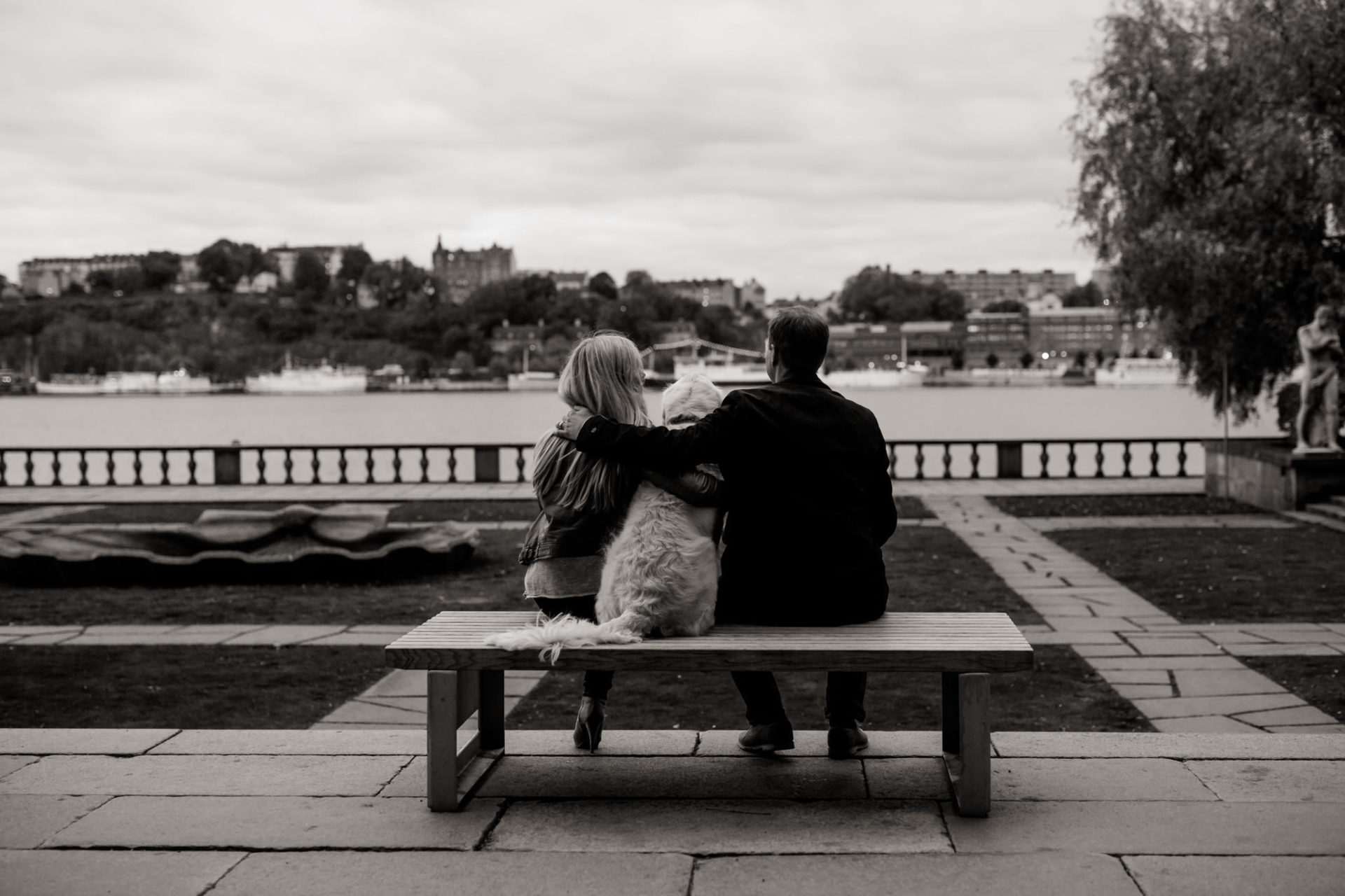 verlobungsbilder mit Hund-Hochzeitsfotograf Stuttgart-Stockholm Urlaub