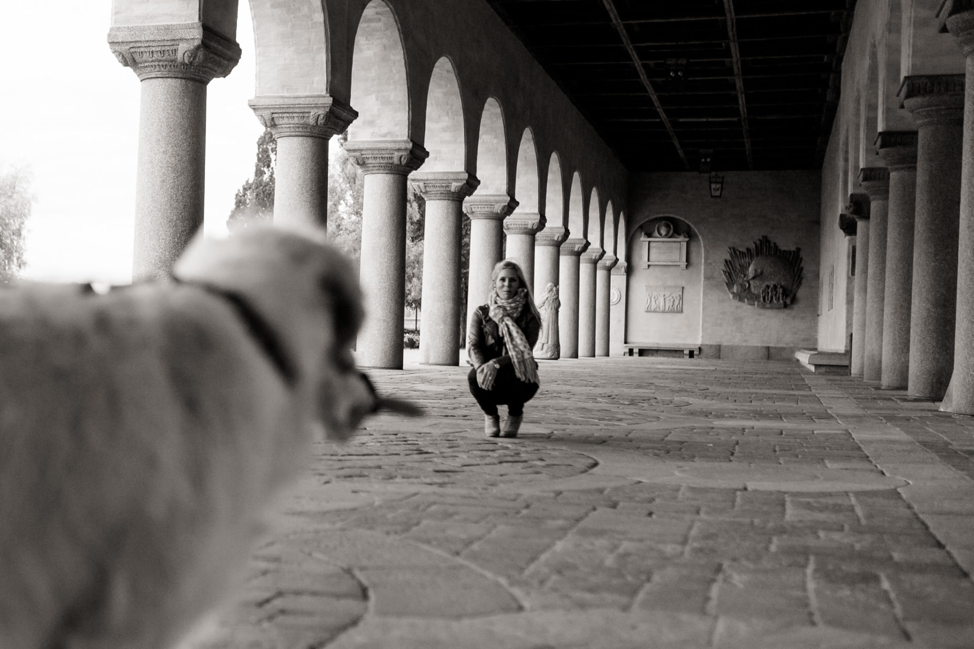 portrait Frau mit Hund-hundeliebhaber-hundefotograf stuttgart-frauchens Liebling