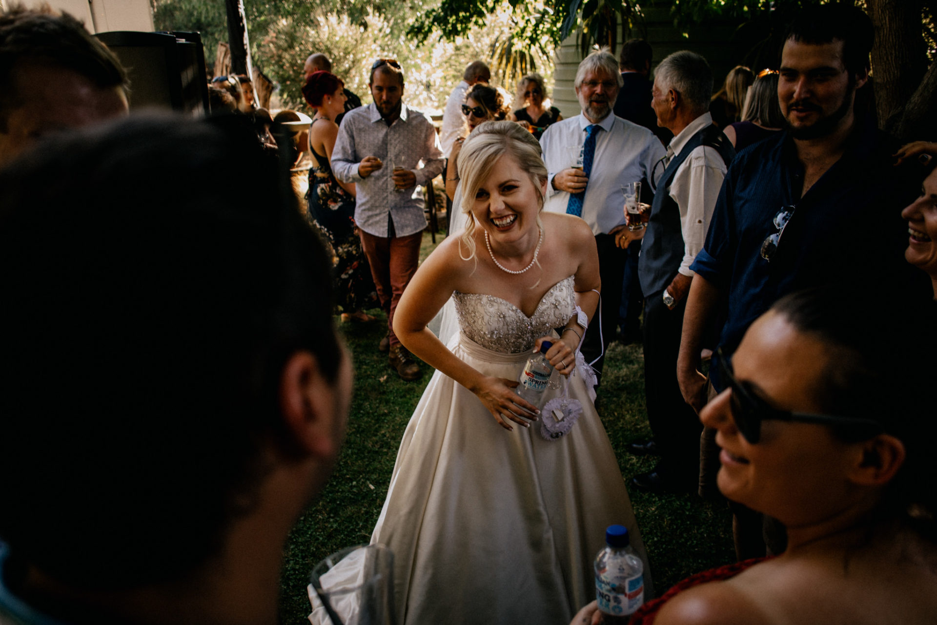backyard-wedding-australia-melbourne-bride-laughing-with-guests